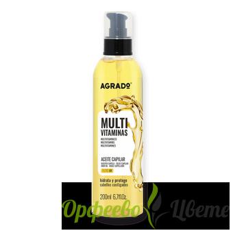 НАТУРАЛНА КОЗМЕТИКА  Грижа за косата ПОДХРАНВАЩ СЕРУМ/КРИСТАЛИ ЗА КОСА MULTIVITAMINS БЕЗ ОТМИВАНЕ 200МЛ